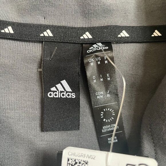 ADIDAS 1/2 ZIP PERFORMANCE GAME DAY HOODIE MEN'S MEDIUM PULLOVER SWEATSHIRT - Picture 5 of 6